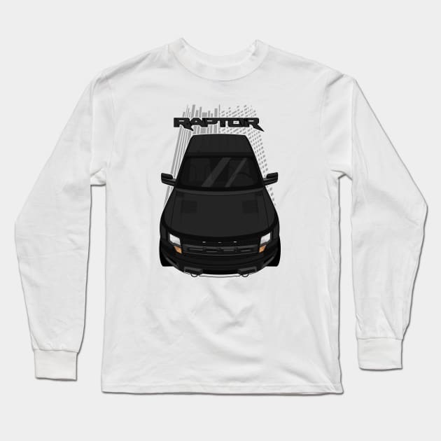 Ford F150 SVT Raptor 2010-2014 - Black Long Sleeve T-Shirt by V8social